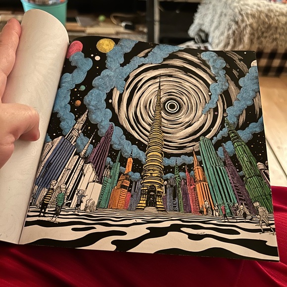 Colorful Cityscape Art Print - Picture 1 of 1